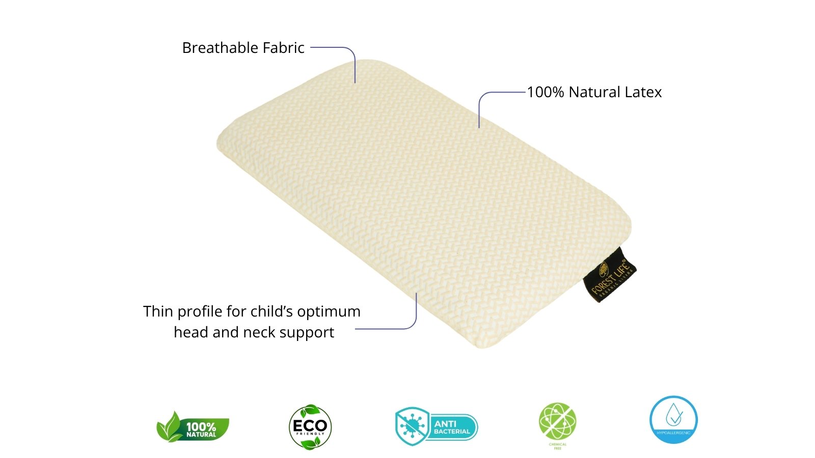 Hevea Kids Latex Pillow - Image 6